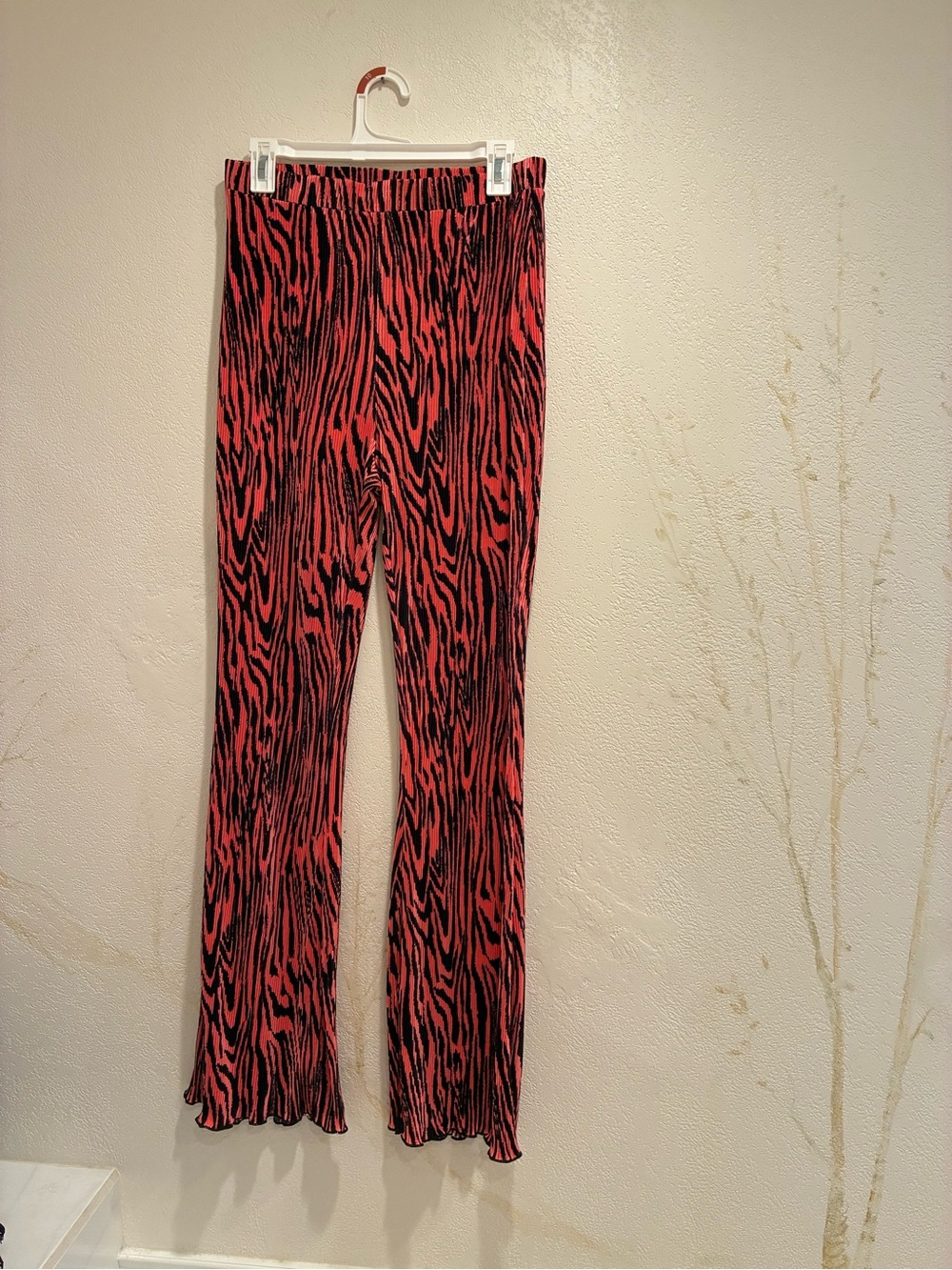 ASOS Animal Flair-Pattern Flared Pants